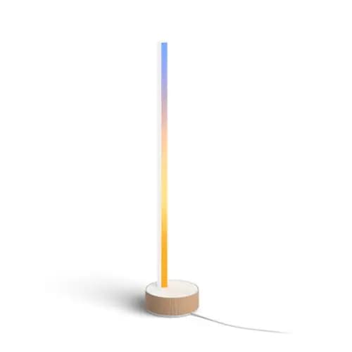 Philips Hue Signe Gradient Table Lamp - Oak [Nominal lifetime 25,000, Color White, Material Aluminium, Wood]
