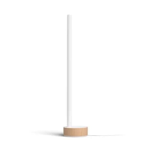 Philips Hue Signe Gradient Table Lamp - Oak [Nominal lifetime 25,000, Color White, Material Aluminium, Wood]