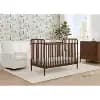 Delta Children Serena 4-in-1 Convertible Crib - Teak Brown [Dimensions (Overall) 41 Inches (H) x 55 Inches (W) x 30.5 Inc, Weight 48 Pounds, Holds up to 50 Pounds, Material Wood (F
