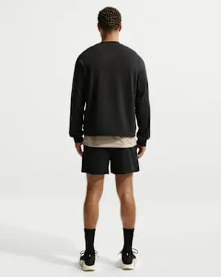 Nike Primary NanoKnit Men's Dri-FIT UV Protection Long-Sleeve Performance Top Black/Black [90% polyester/10% spandex, Machine wash, XS-4XL Tall]
