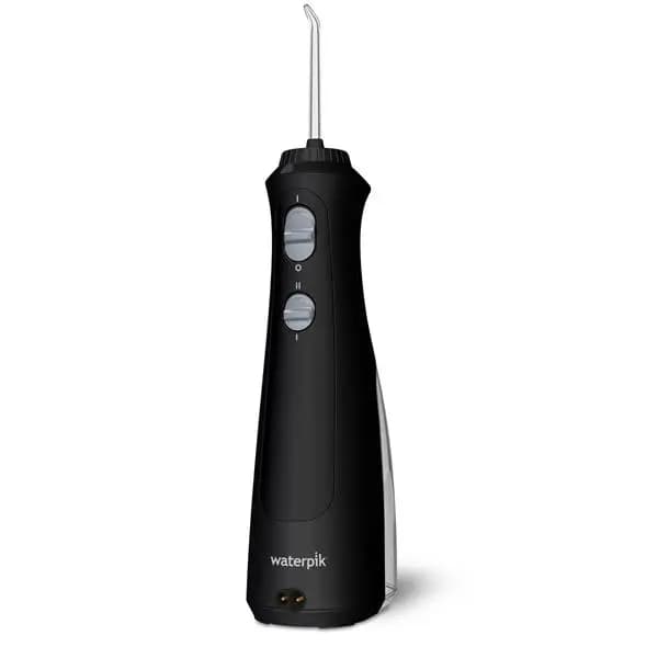 Waterpik Black Cordless Pearl Water Flosser Ã¢â‚¬â€œ Black (WF-13CD012) [10 Ounces ( 296 ml ), 1450, 2]