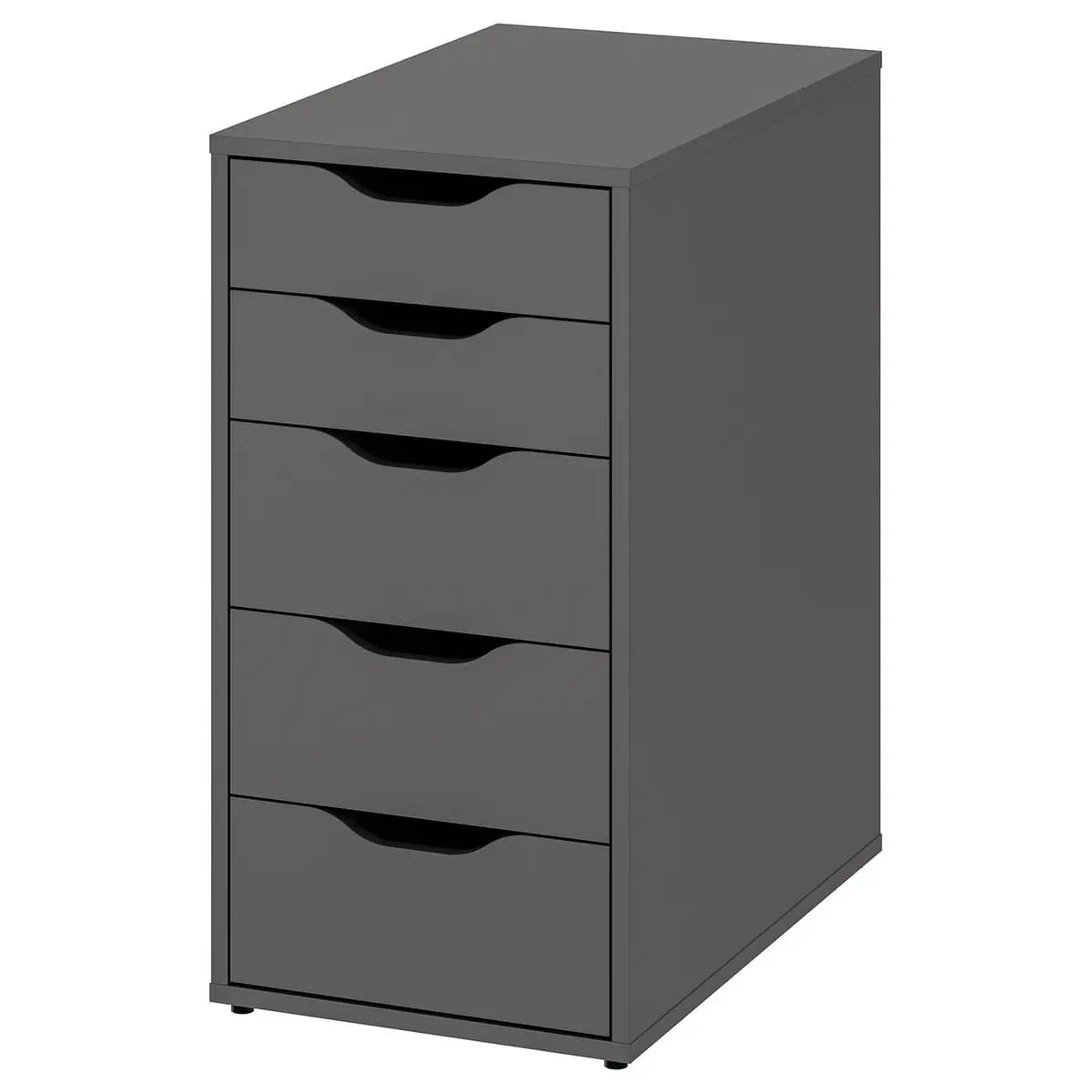 IKEA ALEX Drawer unit, dark gray [Width 14 1/8 ", Depth 22 7/8 ", Height 27 1/2 "]
