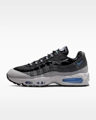 Nike Air Max 95 Big Bubble Men's Shoes Black/Grey Fog/Anthracite/Football Blue [Black/Grey Fog/Anthracite/Football Blue, M 6 / W 7.5, M 6.5 / W 8, M 7 / W 8.5, M 7.5 / W 9, M 8 / W