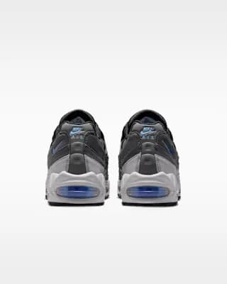 Nike Air Max 95 Big Bubble Men's Shoes Black/Grey Fog/Anthracite/Football Blue [Black/Grey Fog/Anthracite/Football Blue, M 6 / W 7.5, M 6.5 / W 8, M 7 / W 8.5, M 7.5 / W 9, M 8 / W