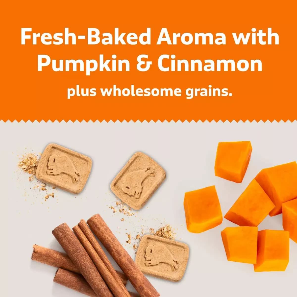 Blue Buffalo® Health Bars Pumpkin & Cinnamon Crunchy Dog Treats - 16 oz [Species Dog, Brand Blue Buffalo Health Bars, Food Type Treat, Breed Size All]