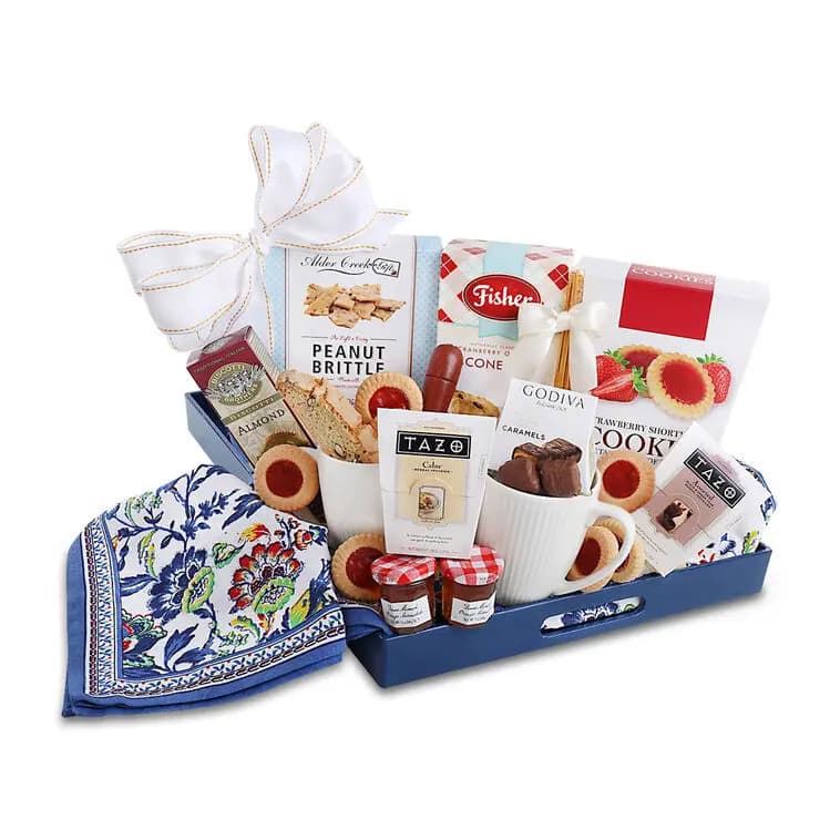 Tea & Treats Gift Tray [20x14x5, Plastic, Manufactured in a facility that also, 734038060552]