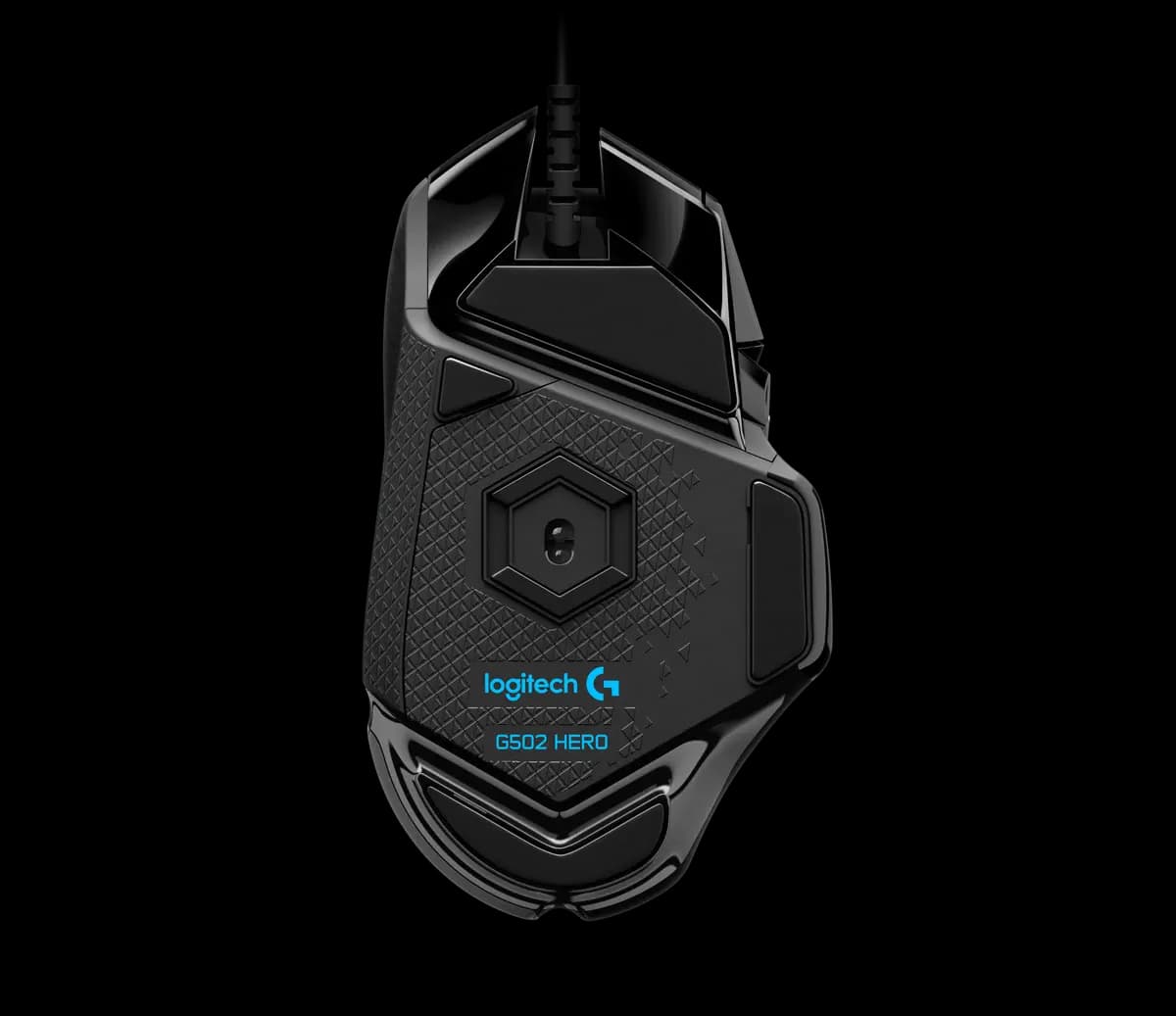 Logitech G502 - Black [1.57 in (40 mm), 2.95 in (75 mm), 5.17 in (131.2 mm)]