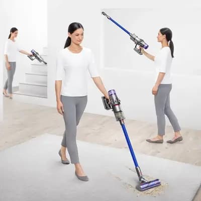 Dyson V11 Cordless Stick Vacuum 10" Cleaning Path Blue : 2-Year Warranty, Multi-Surface, Bagless, Lithium Ion Battery, 3 Speeds [9.84 Inches, 185 Watts, 0 Inches]