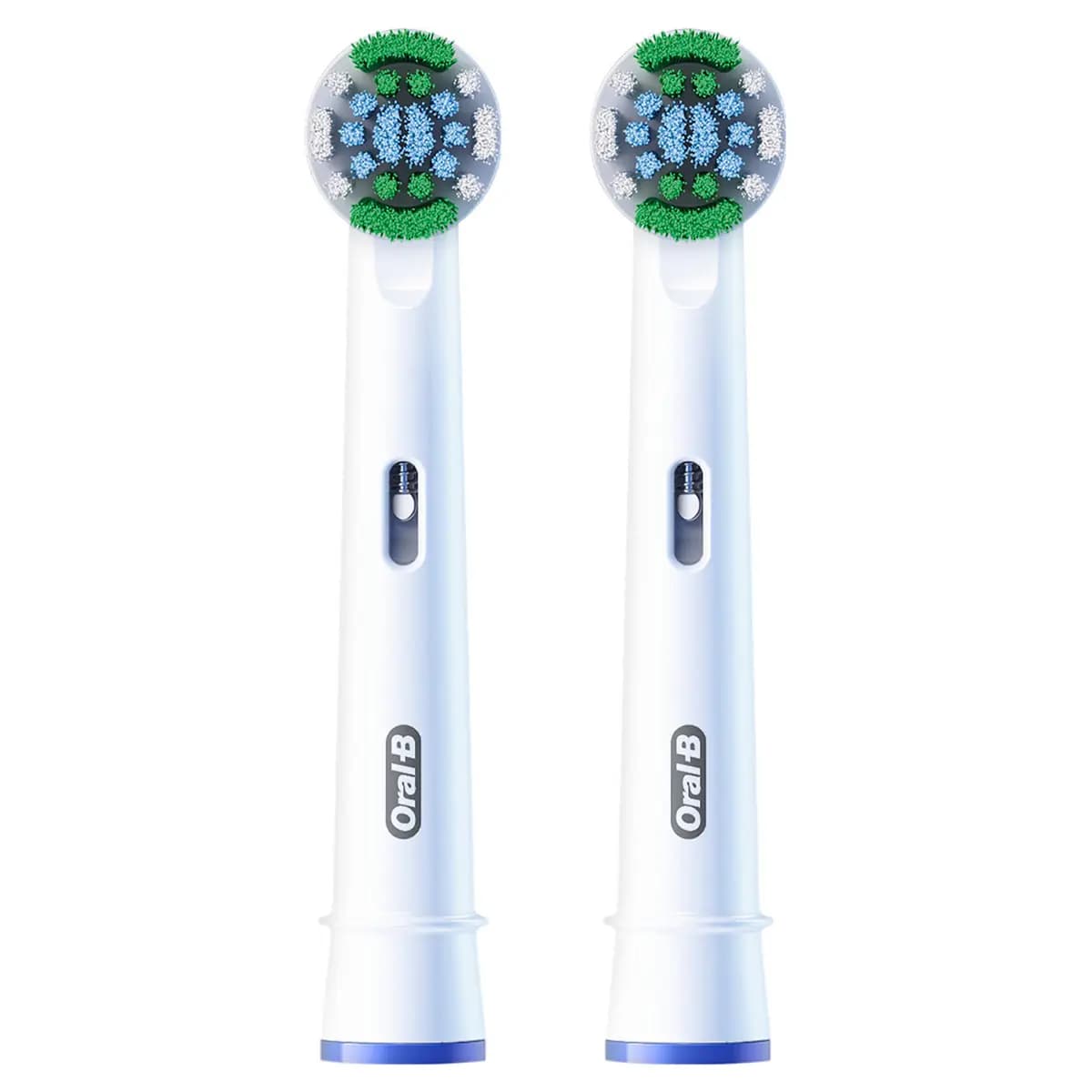 Oral-B Precision Clean X-Filament Replacement Brush Heads, 2 Count [Optimal tooth coverage and tooth-by-tooth cleaning with specially engineered bristles, Removes 400% more plaque 