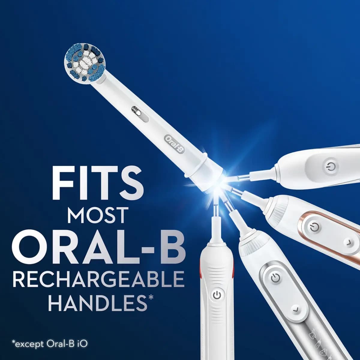 Oral-B Precision Clean X-Filament Replacement Brush Heads, 2 Count [Optimal tooth coverage and tooth-by-tooth cleaning with specially engineered bristles, Removes 400% more plaque 