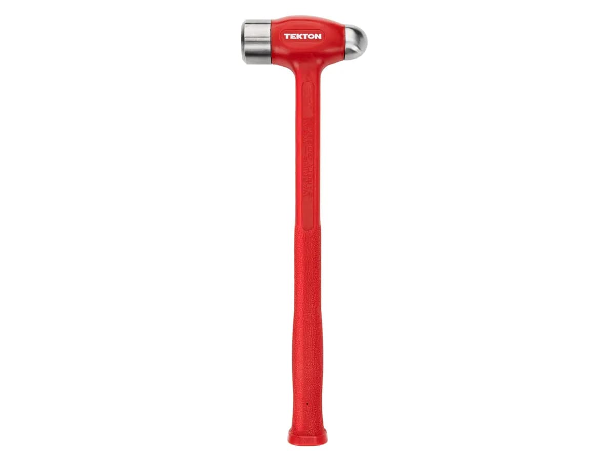 TEKTON 50 oz. Long Handle Ball Peen Dead Blow Hammer [A. Length (in.) 16.5, B. Width (in.) 4.9, C. Height (in.) 1.8]