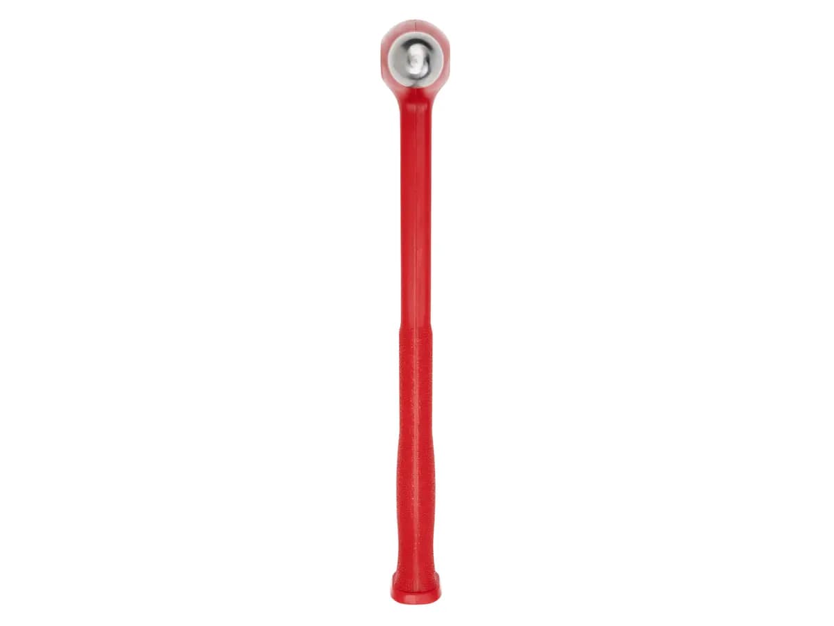TEKTON 50 oz. Long Handle Ball Peen Dead Blow Hammer [A. Length (in.) 16.5, B. Width (in.) 4.9, C. Height (in.) 1.8]