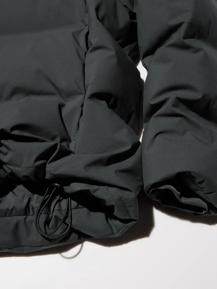 Uniqlo Seamless Down Parka Black [Imported, Hand wash cold, Do not dry clean, Premium down insulation for lightweight warmth.]