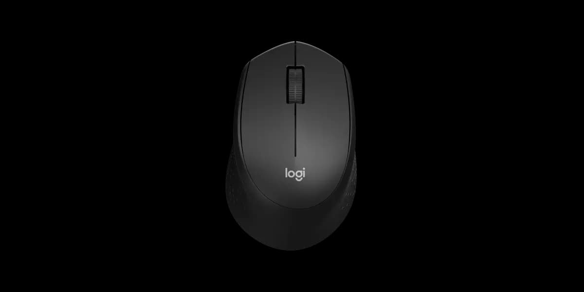 Logitech MK345 Comfort Wireless Keyboard and Mouse Combo - Black - English US (QWERTY) [7.35 in (186.7 mm), 17.61 in (447.2 mm), 0.84 in (21.4 mm)]