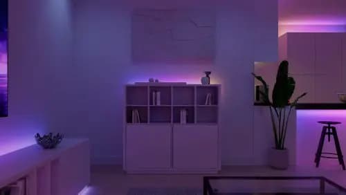 Philips Hue 16 ft Essential Gradient LED strip light [Length 196-7/8 inch, Operational humidity IP20: suitable for use in indooor, Input Voltage 220V-240V]