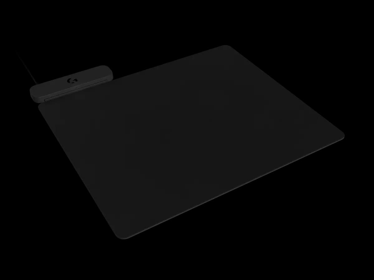 Logitech POWERPLAY 2 WIRELESS CHARGING SYSTEM - Black [13.39 in (340 mm), 13.54 in (344 mm), 0.09 in (2.2 mm)]