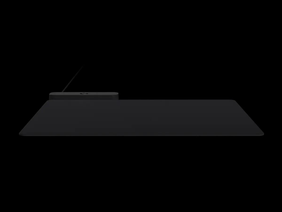 Logitech POWERPLAY 2 WIRELESS CHARGING SYSTEM - Black [13.39 in (340 mm), 13.54 in (344 mm), 0.09 in (2.2 mm)]