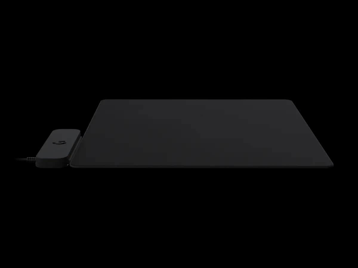 Logitech POWERPLAY 2 WIRELESS CHARGING SYSTEM - Black [13.39 in (340 mm), 13.54 in (344 mm), 0.09 in (2.2 mm)]