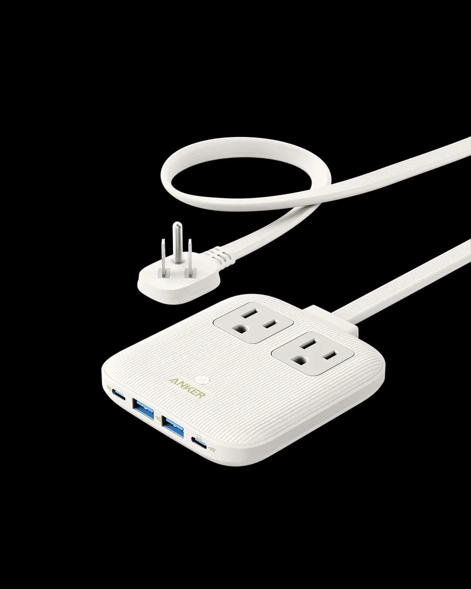 Anker Nano Charging Station (6-in-1, 67W) [125V～ 60Hz 15A (1875W), USB-A 1 / A 2: 5V⎓2.4A, USB-C 1 / C 2 + USB-A 1 / A 2: 45W Max + 12W Max]