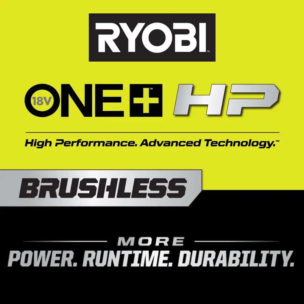 RYOBI 18V ONE+ HP Brushless 1/2" Drill/Driver [Clutch 24-Position, Chuck 1/2", Torque Up to 850 in-lbs.]
