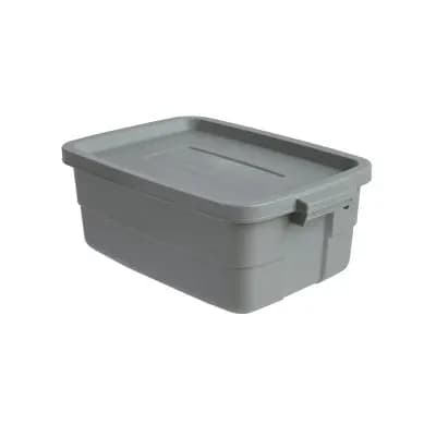 Rubbermaid 10gal Roughneck Storage Tote Gray [40 Quart, Polyethylene, Care Instructions Not Provided]