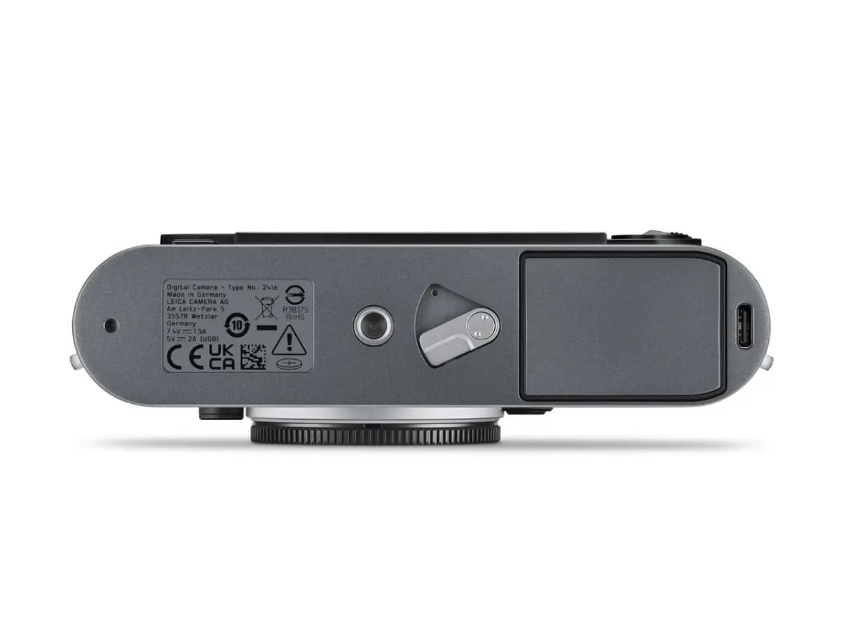Leica M11-P, Metal Gray Finish [Compact digital view and rangefinder system camera, Full-frame BSI CMOS sensor with Triple Resolution Technology, Leica Content Credentials technolo