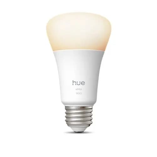 Philips Hue White 75W A19- E26 smart bulb [Standby power consumption 0.2 W, Color temperature 2700 K, Power 10.5 W]