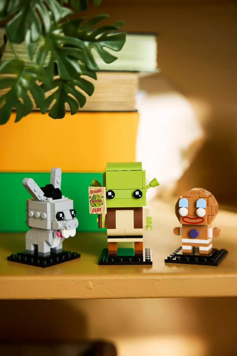 LEGO Shrek, Donkey & Gingy Figures 40923 [259 pieces, ages 10+, BrickHeadz]