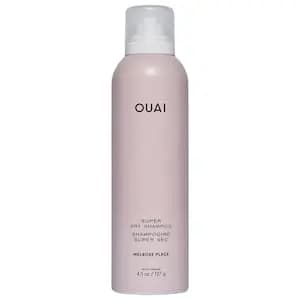 OUAI Melrose Place Super Dry Invisible Dry Shampoo Melrose Place - notes of rose, freesia, bergamont, lychee, berry [Fine, Medium, and Thick, 4.5 oz/127 g, Super Blend of Rice Star
