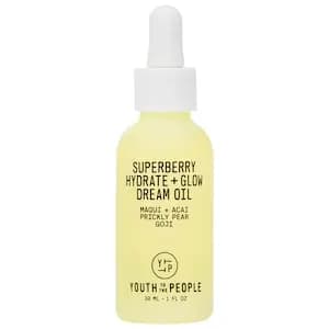 Youth To The People Superberry Hydrate + Glow Dream Oil with Squalane and Antioxidants 1 oz / 30 ml [Normal, Dry, Combination, and Oily, Oil, 1 oz / 30 ml]