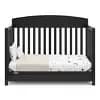 Graco Benton 5-in-1 Convertible Crib with Drawer - Black [Dimensions (Overall) 41.69 inches (H) x 54.72 inches (W) x 29, Weight 44 pounds, Holds up to 50 pounds, Material Wood (Fra