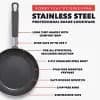 Bobby Flay 10pc Stainless Steel Cookware Set [Stainless Steel, Ceramic, Stainless Steel, Dishwasher-Safe]