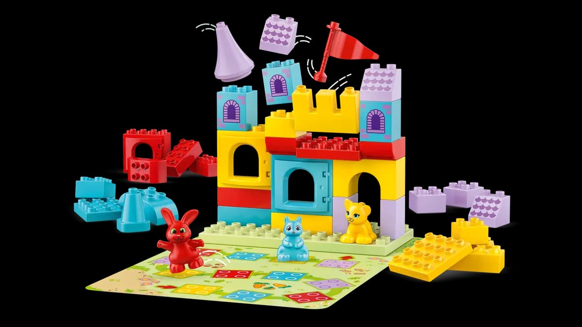 LEGO Hopsy's Castle Game 10450 [47 pieces, ages 3+, DUPLOÃƒÆ’Ã†â€™ÃƒÂ¢Ã¢â€šÂ¬Ã…Â¡ÃƒÆ’Ã¢â‚¬Å¡Ãƒâ€šÃ‚Â®]
