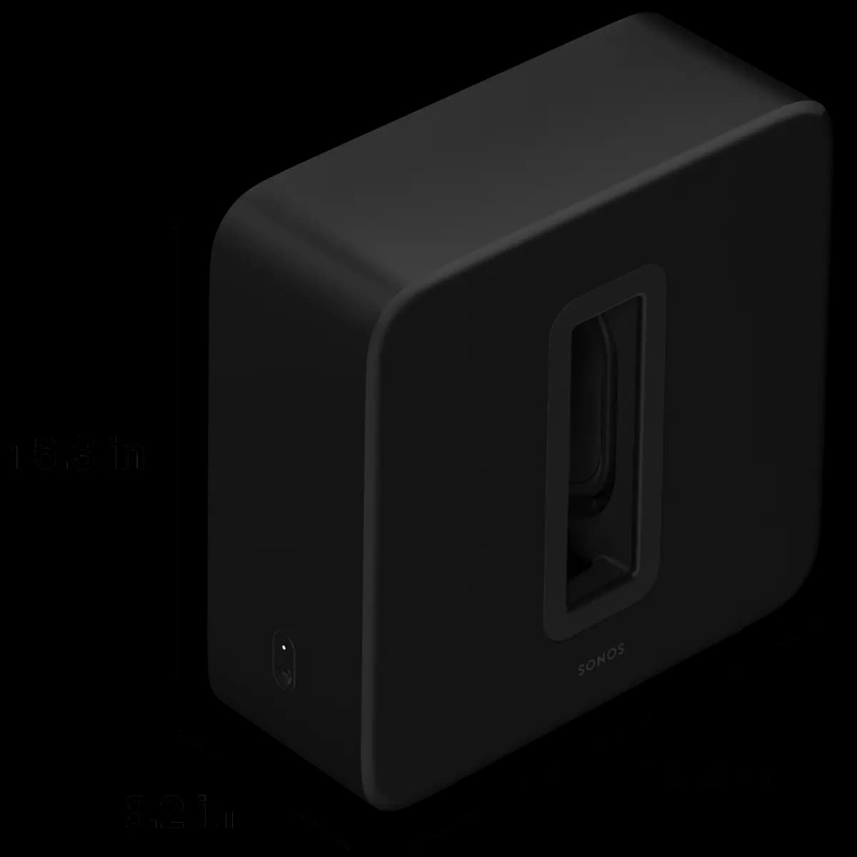 Sonos Sub 4 - White [As low as 25 Hz, 15.31 in (389 mm), 15.83 in (402 mm)]