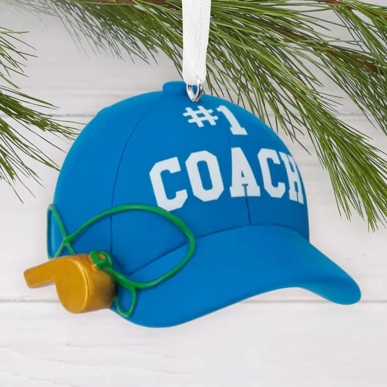 Soccer Ball and Cleats Hallmark Ornament [2 x 3 x 2, Resin ornament with hanger attachmen, One Hallmark Christmas ornament., 1HGO3061]