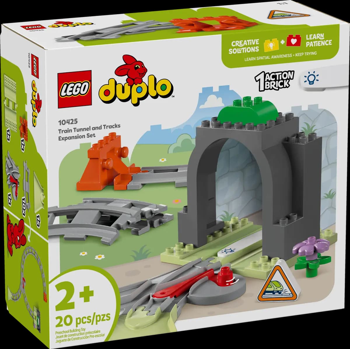 LEGO Train Tunnel and Tracks Expansion Set 10425 [20 pieces, ages 2+, DUPLOÃƒÆ’Ã†â€™ÃƒÂ¢Ã¢â€šÂ¬Ã…Â¡ÃƒÆ’Ã¢â‚¬Å¡Ãƒâ€šÃ‚Â®]