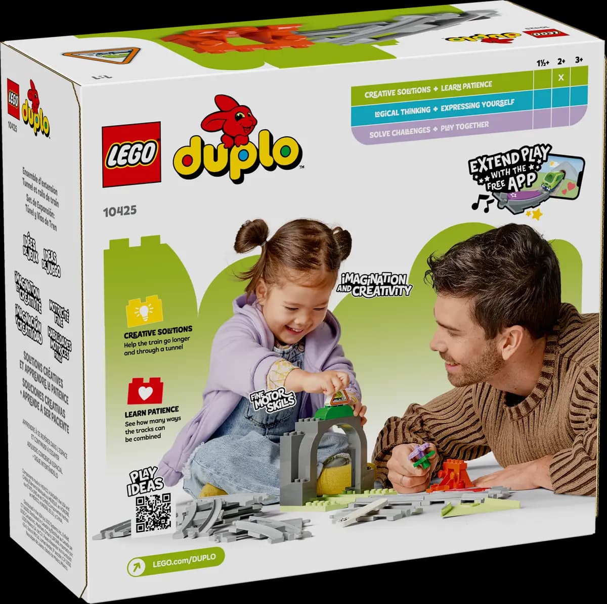 LEGO Train Tunnel and Tracks Expansion Set 10425 [20 pieces, ages 2+, DUPLOÃƒÆ’Ã†â€™ÃƒÂ¢Ã¢â€šÂ¬Ã…Â¡ÃƒÆ’Ã¢â‚¬Å¡Ãƒâ€šÃ‚Â®]