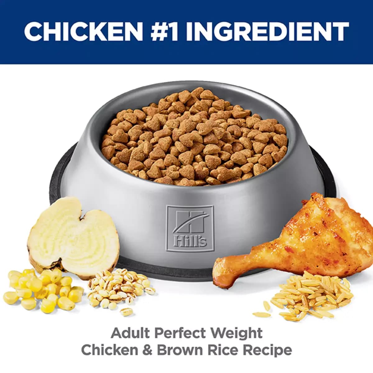 Hill's Science Diet Perfect Weight Adult Dry Dog Food - Chicken [Species Canine, Brand Science Diet, Food Type Kibble, Breed Size Canine|Adult 7+|Medium breeds]