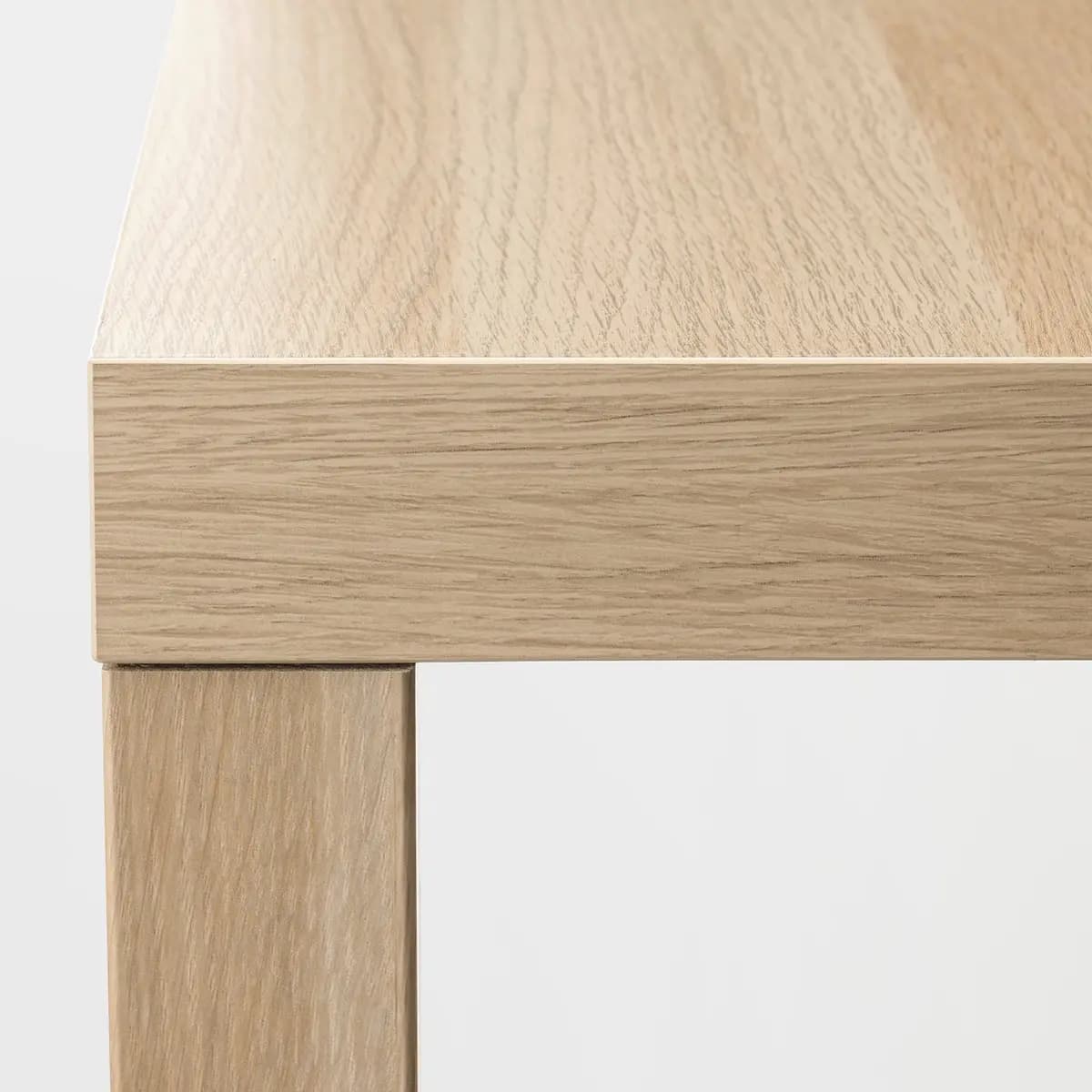IKEA LACK Side table, white stained oak effect [Width 21 5/8 ", Height 17 3/4 ", Length 21 5/8 "]