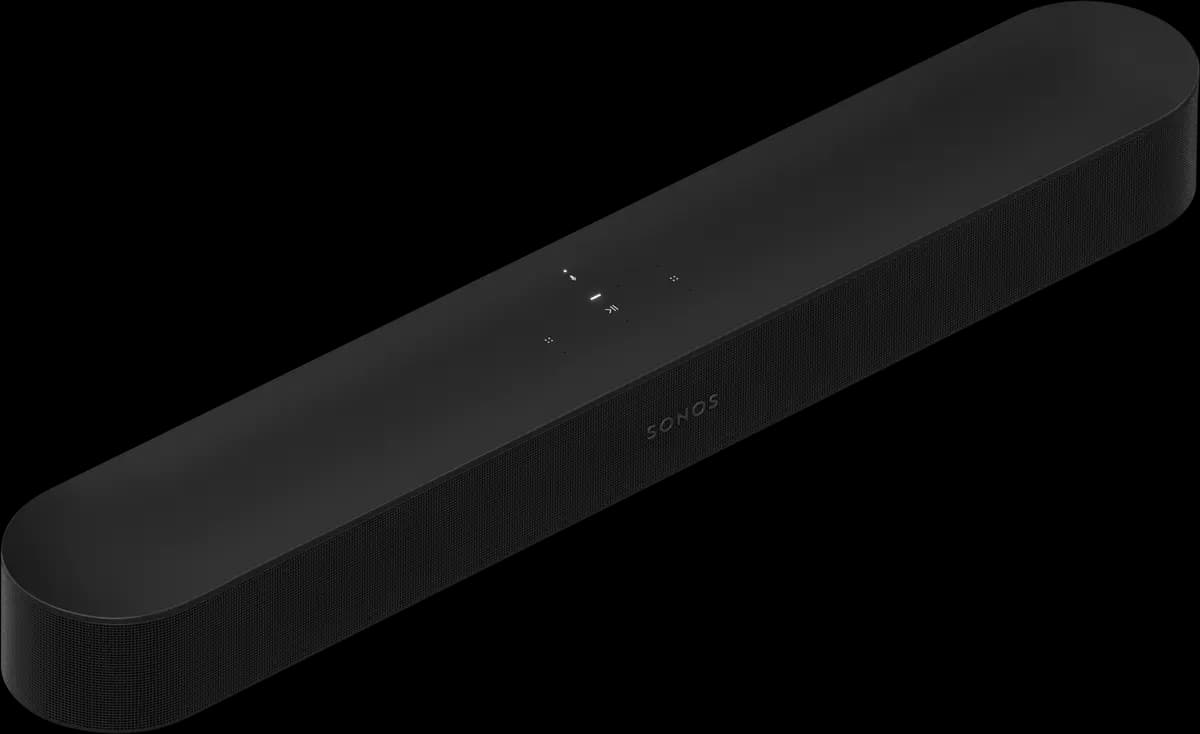Sonos Beam (Gen 2) - Black [2.68 in (68 mm), 25.63 in (651 mm), 3.94 in (100 mm)]