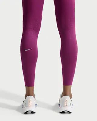 Nike Swift Women's High-Waisted 7/8 Running Leggings with Pockets True Berry [Body/Gusset lining: 75% polyester/25% spandex, Machine wash, XS (0–2)-XXL (20–22)]