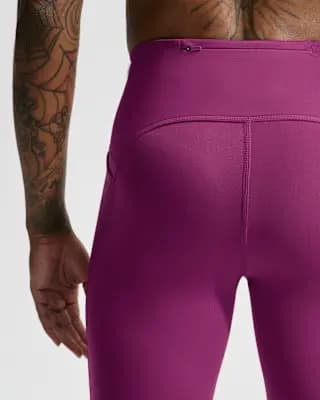 Nike Swift Women's High-Waisted 7/8 Running Leggings with Pockets True Berry [Body/Gusset lining: 75% polyester/25% spandex, Machine wash, XS (0–2)-XXL (20–22)]