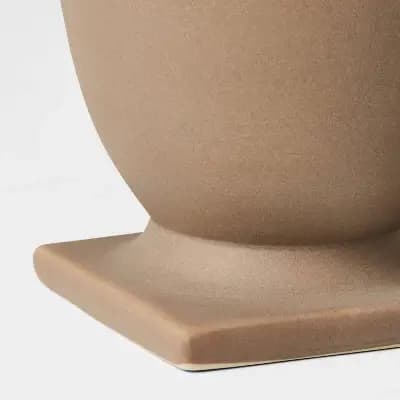 Threshold designed w/Studio McGee Raw Ceramic Pedestal Vase - Thresholdâ„¢ designed with Studio McGee [2.76 Pounds, 9.61 Inches (H) x 6.1 Inches (W), Ceramic]