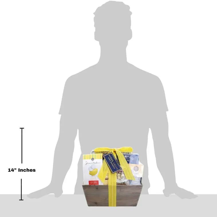Lemon Breeze Gift Tote [10x6x14, Wood, Manufactured in a facility that also, 734038034515]