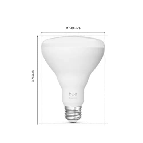 Philips Hue Essential BR30 - E26 smart bulb - 650 lm - 7.2W [046677592622, Yes, 95x129]