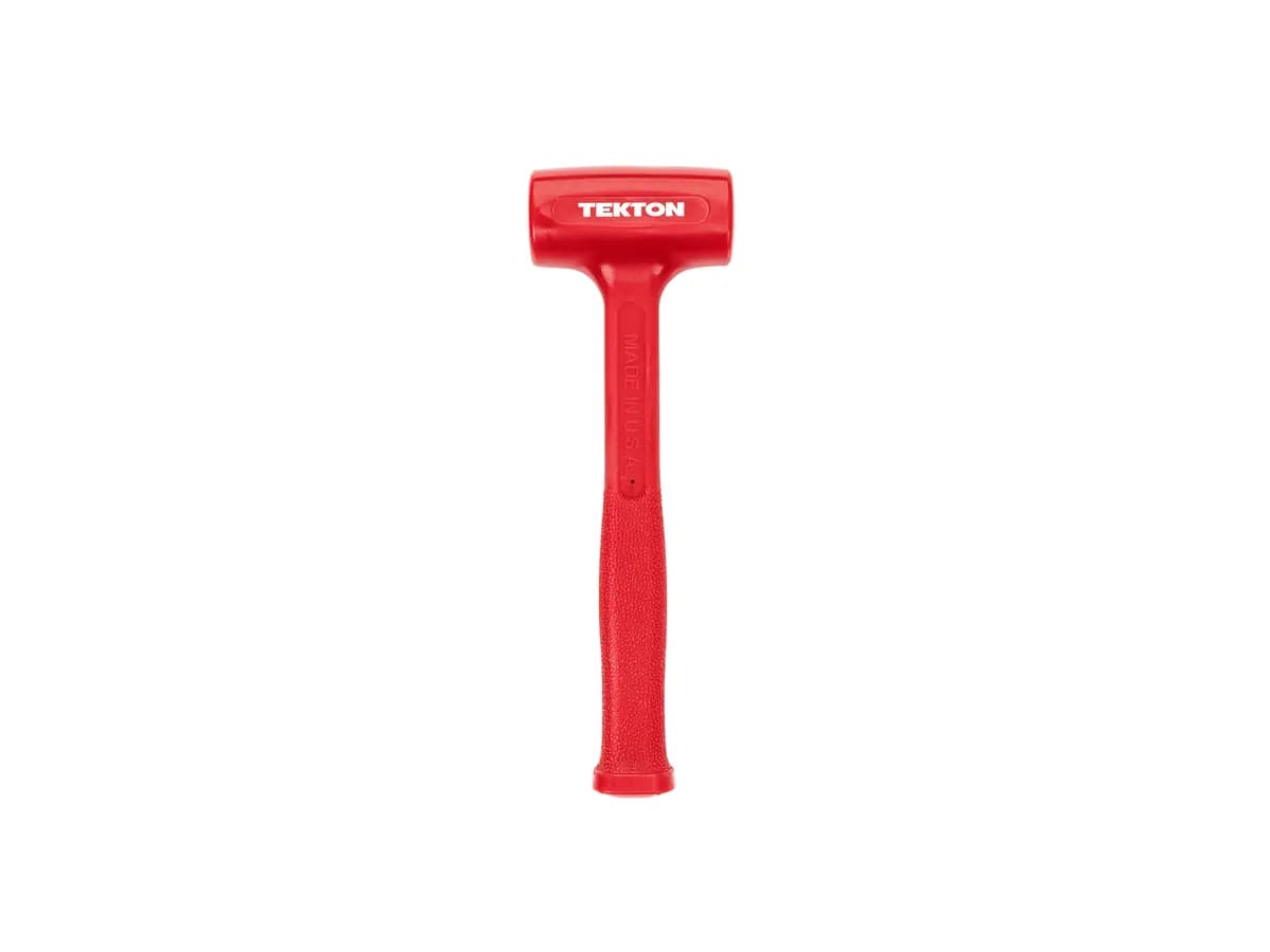 TEKTON 21 oz. Dead Blow Hammer [A. Length (in.) 11.2, B. Width (in.) 3.7, C. Height (in.) 1.7]