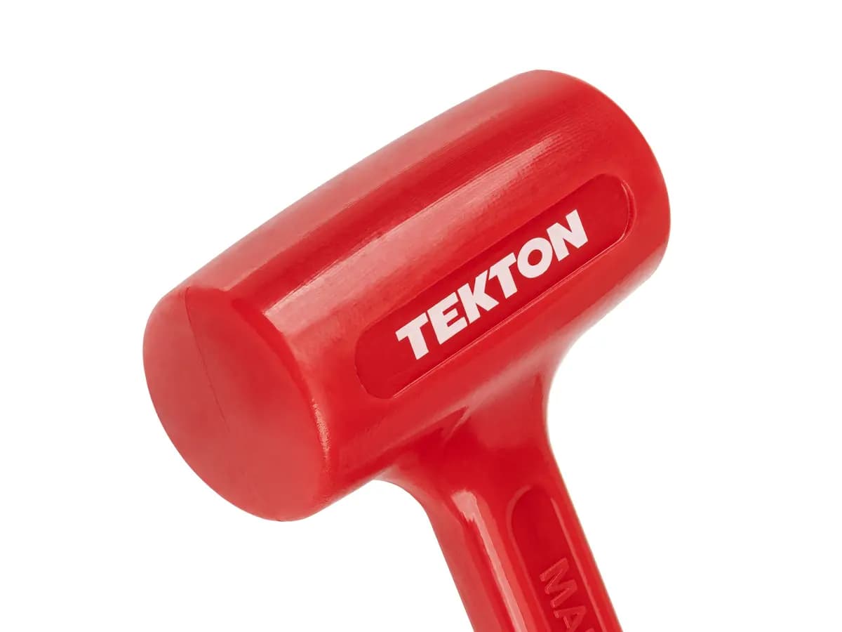 TEKTON 21 oz. Dead Blow Hammer [A. Length (in.) 11.2, B. Width (in.) 3.7, C. Height (in.) 1.7]