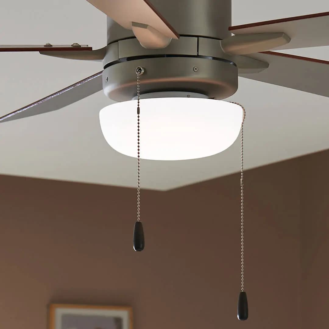 Kichler Fan Light Kit White (380940) [Attribute Selectable CCT, Attribute 2 Built-In Options, Attribute 3000K, 5000K]
