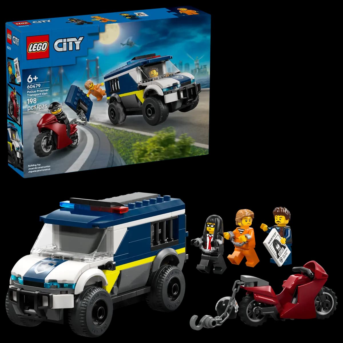 LEGO Police Prisoner Transport Van 60479 [198 pieces, ages 6+, City]