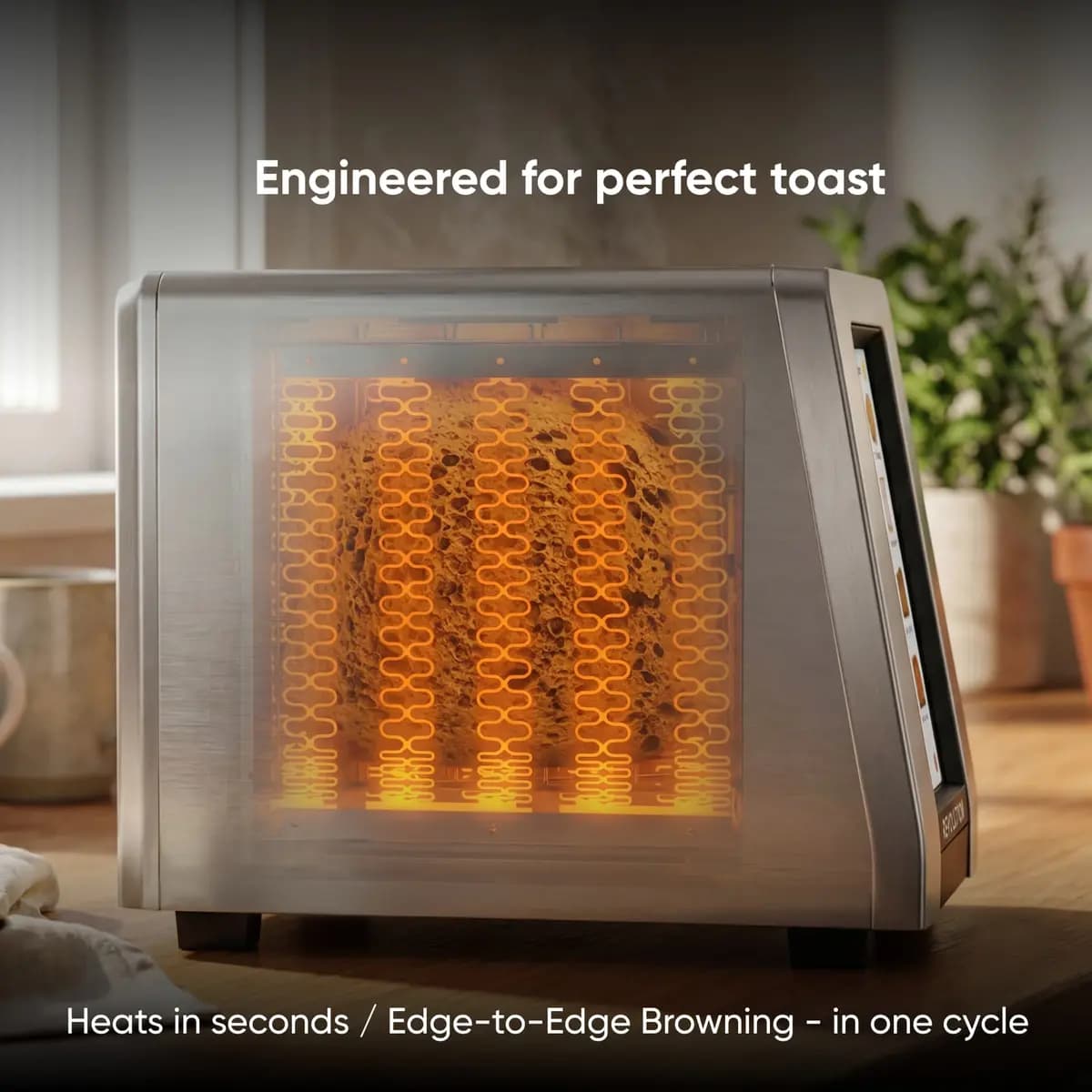 Revolution R180 Connect Plus Smart Toaster [11.65 x 6.13 x 8.4 in, 6.28 lbs, 120Vac/1500W]